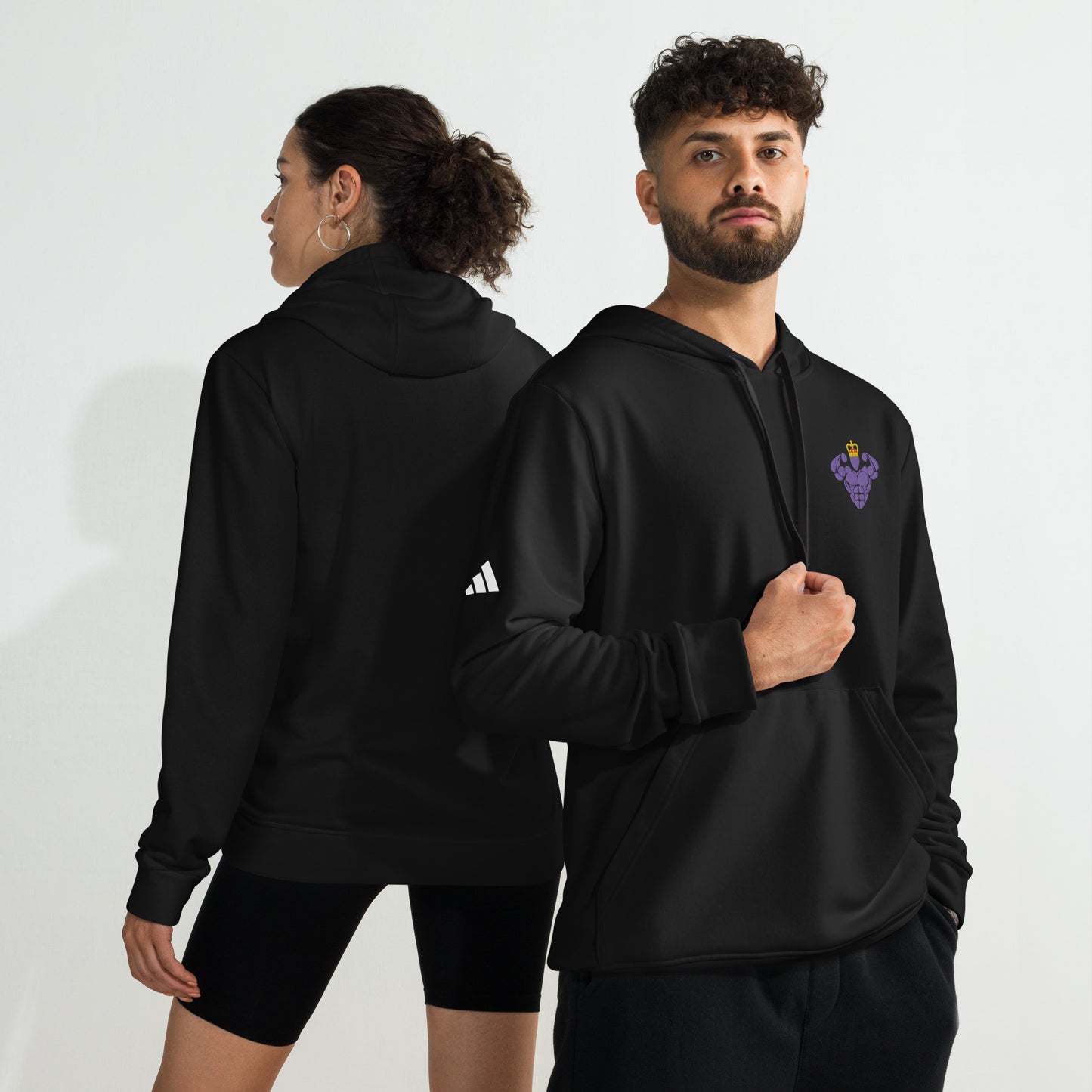 Critical Hit Fitness Memelord adidas fleece hoodie