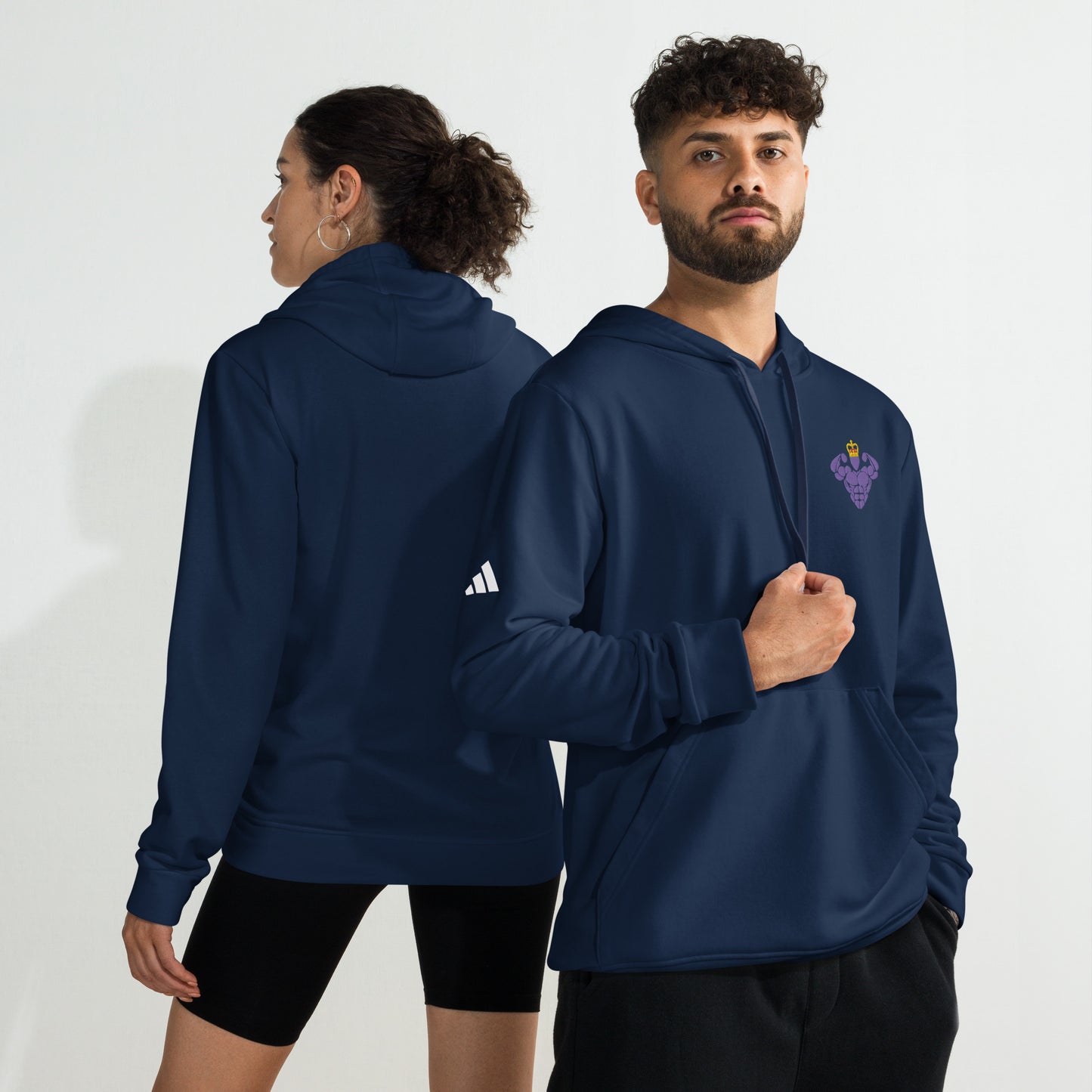 Critical Hit Fitness Memelord adidas fleece hoodie