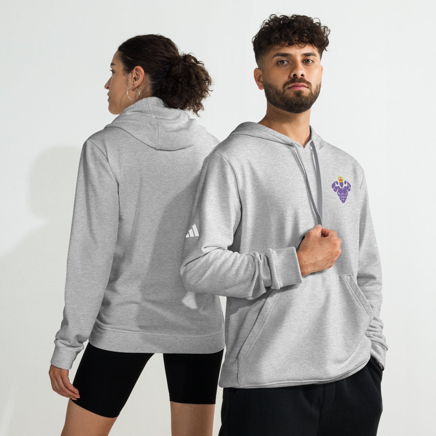 Critical Hit Fitness Memelord adidas fleece hoodie