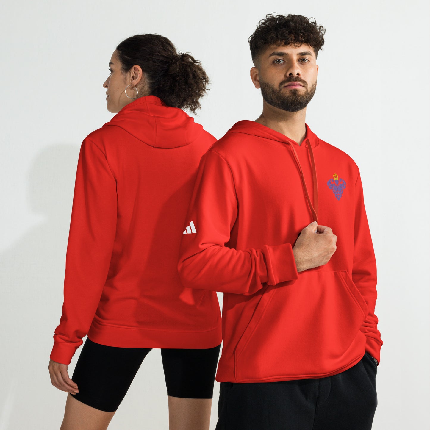 Critical Hit Fitness Memelord adidas fleece hoodie