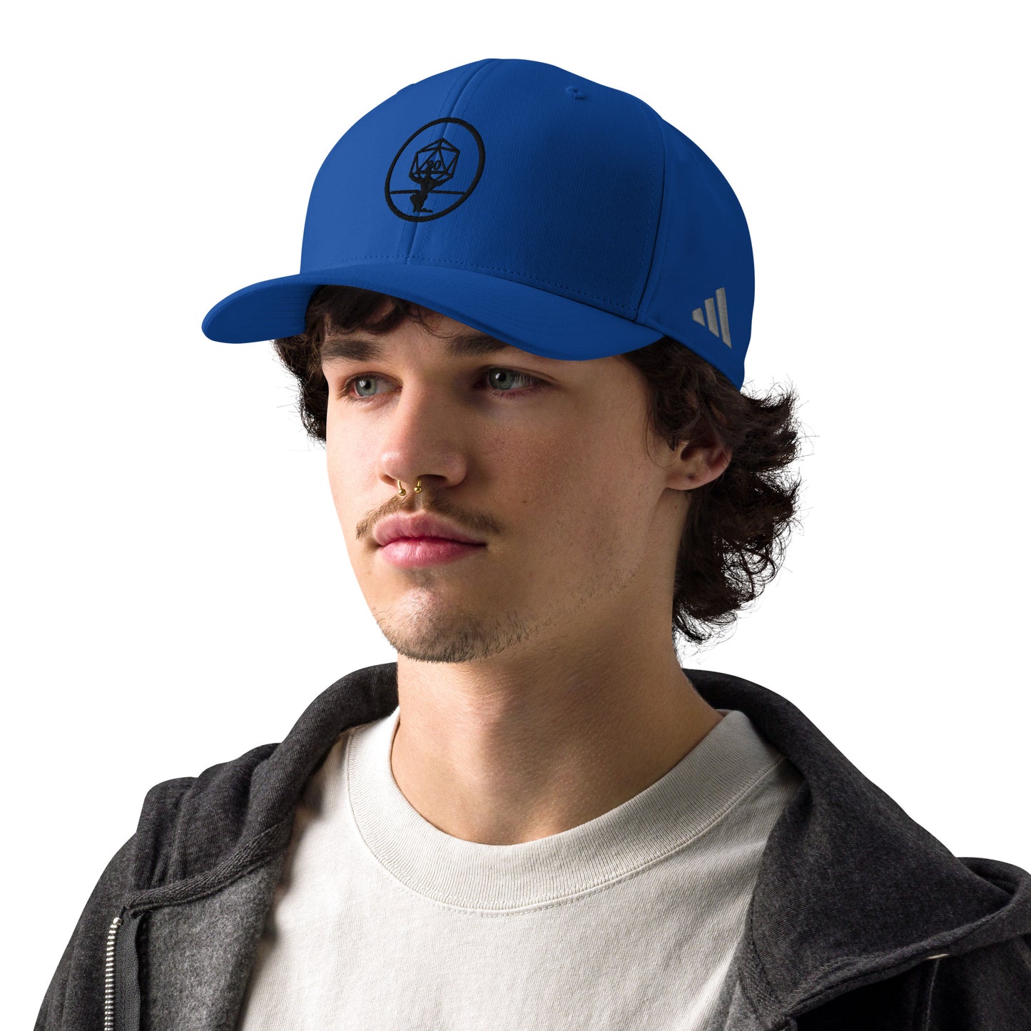Critical Hit Fitness Black Emblem adidas performance cap
