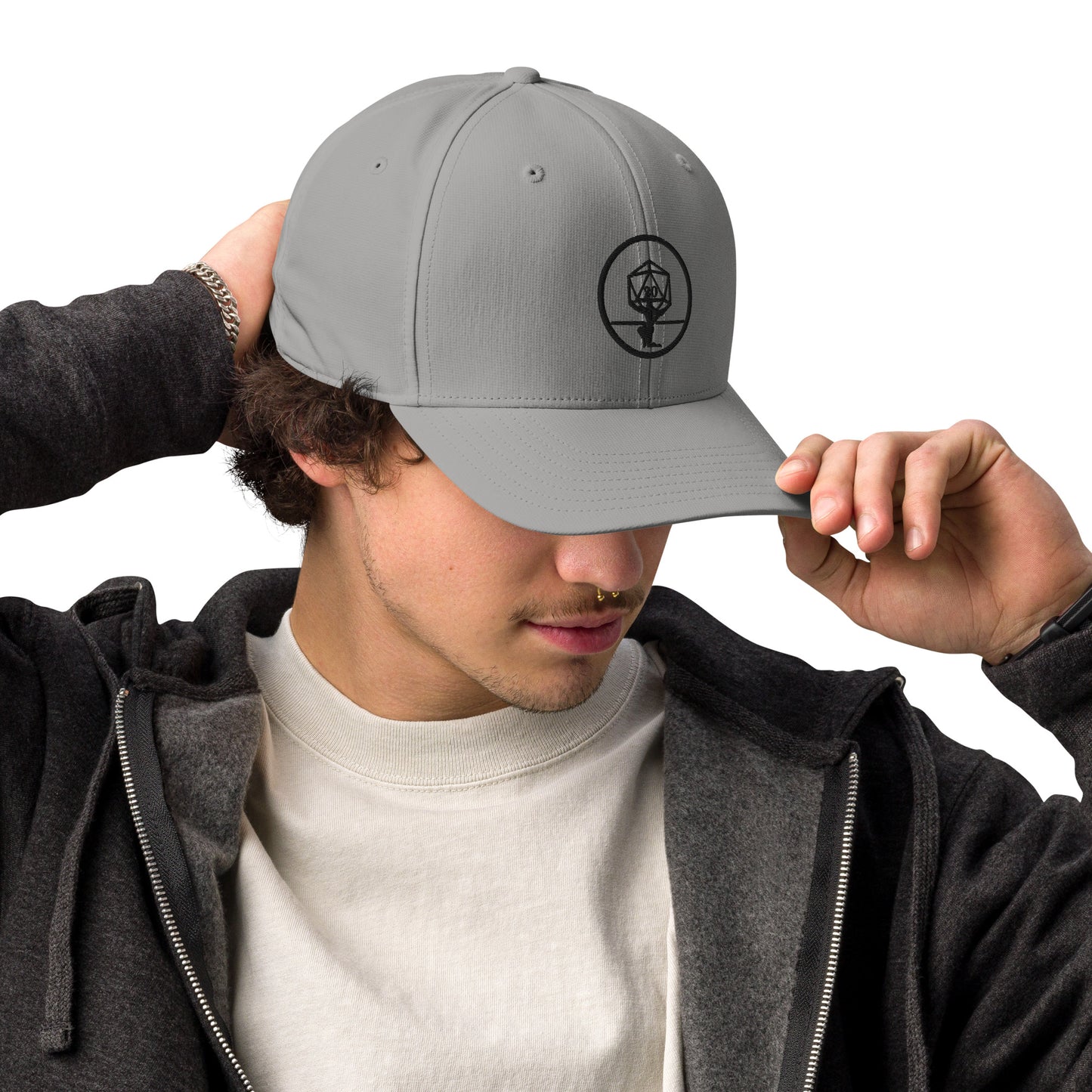 Critical Hit Fitness Black Emblem adidas performance cap