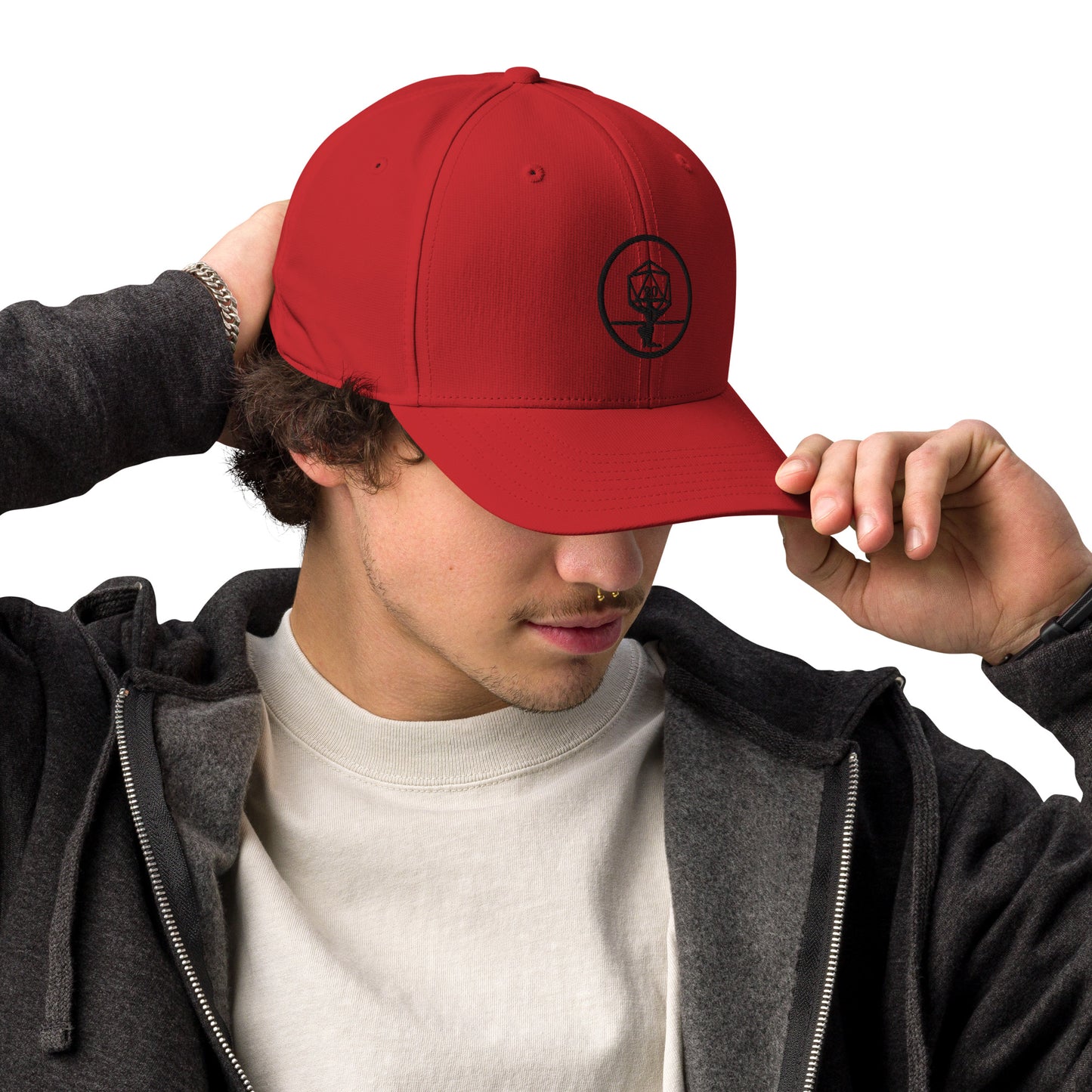 Critical Hit Fitness Black Emblem adidas performance cap