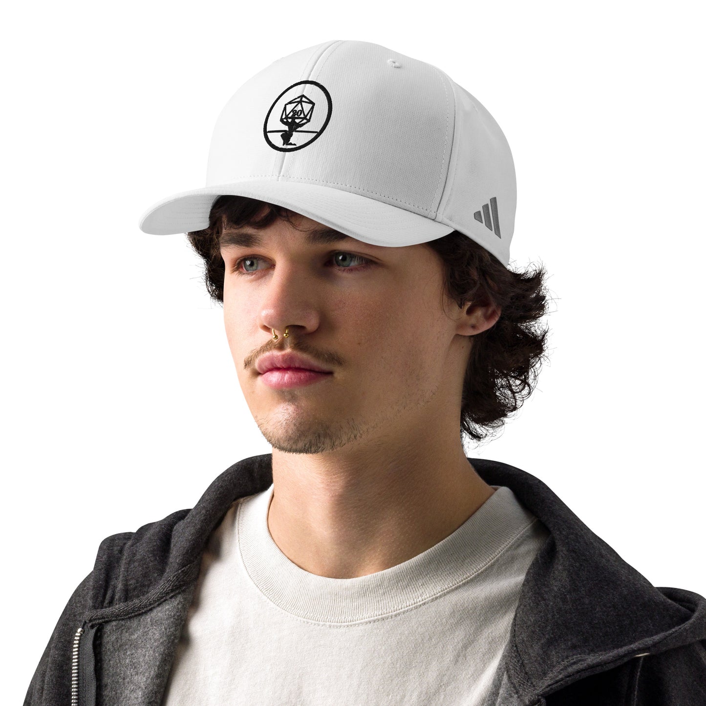 Critical Hit Fitness Black Emblem adidas performance cap
