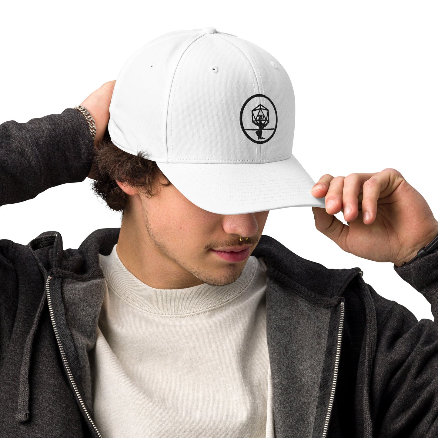 Critical Hit Fitness Black Emblem adidas performance cap