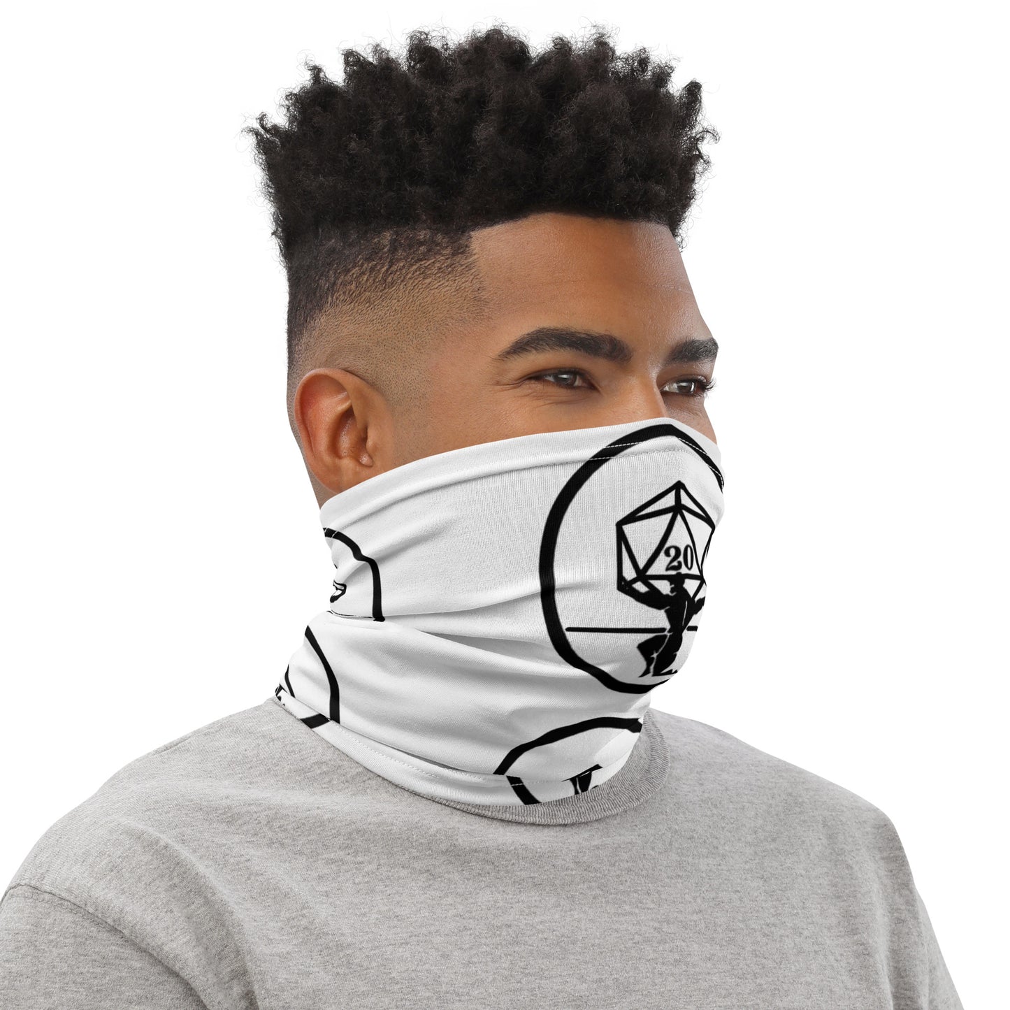 Critical Hit Fitness Black Emblem Neck Gaiter