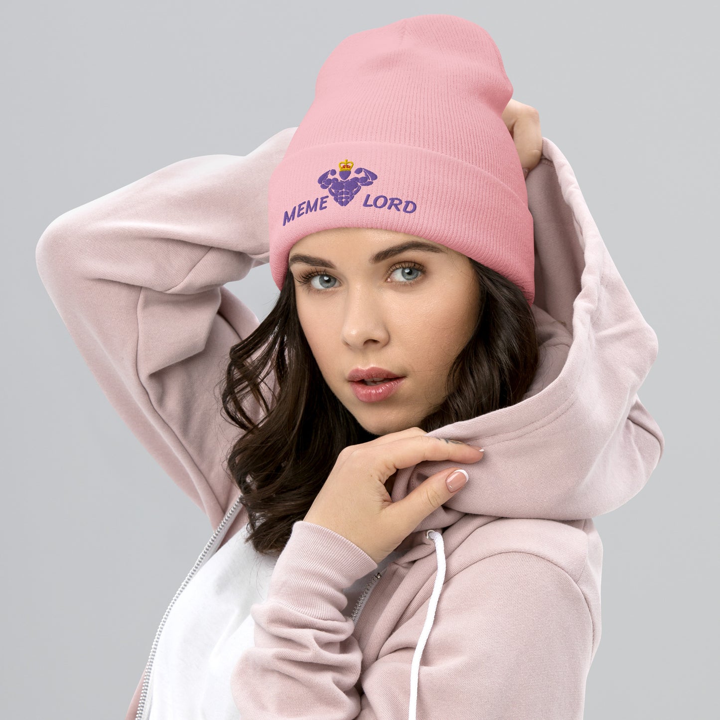 Critical Hit Fitness Memelord Cuffed Beanie