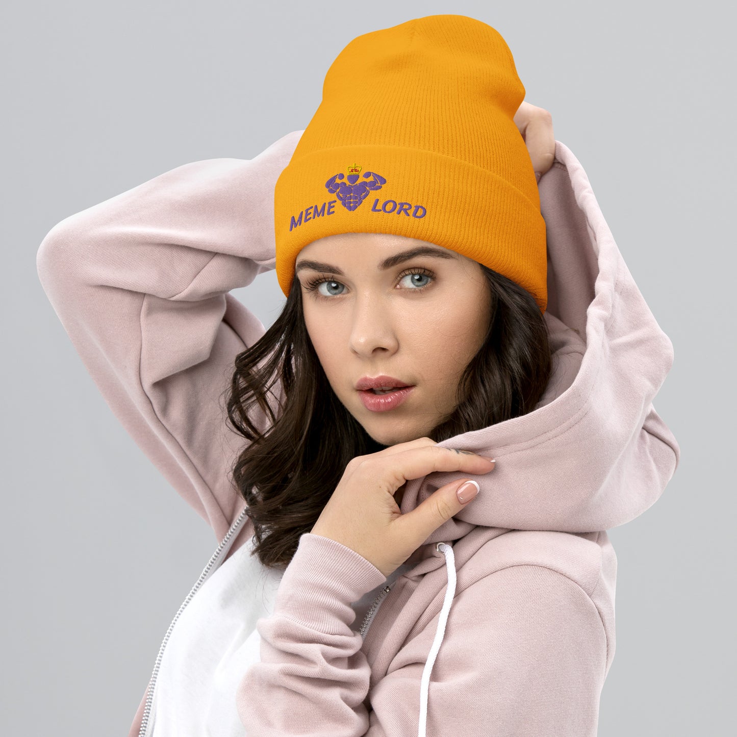 Critical Hit Fitness Memelord Cuffed Beanie