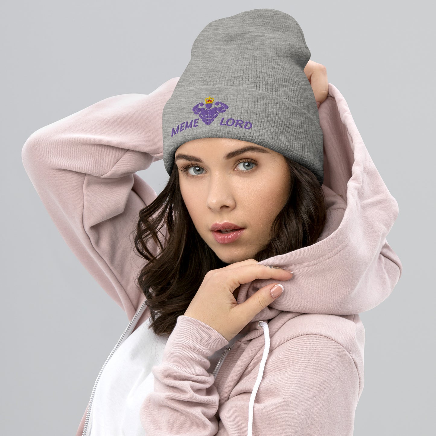 Critical Hit Fitness Memelord Cuffed Beanie