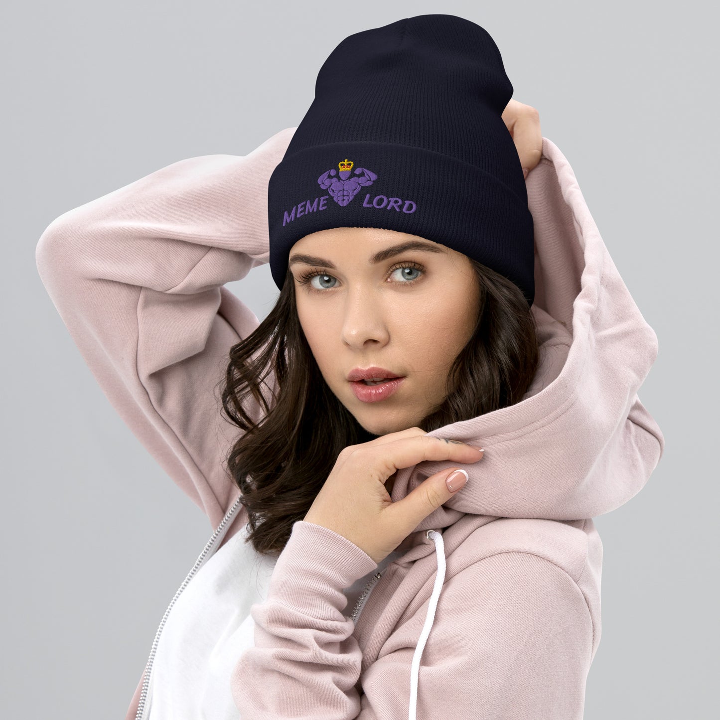 Critical Hit Fitness Memelord Cuffed Beanie