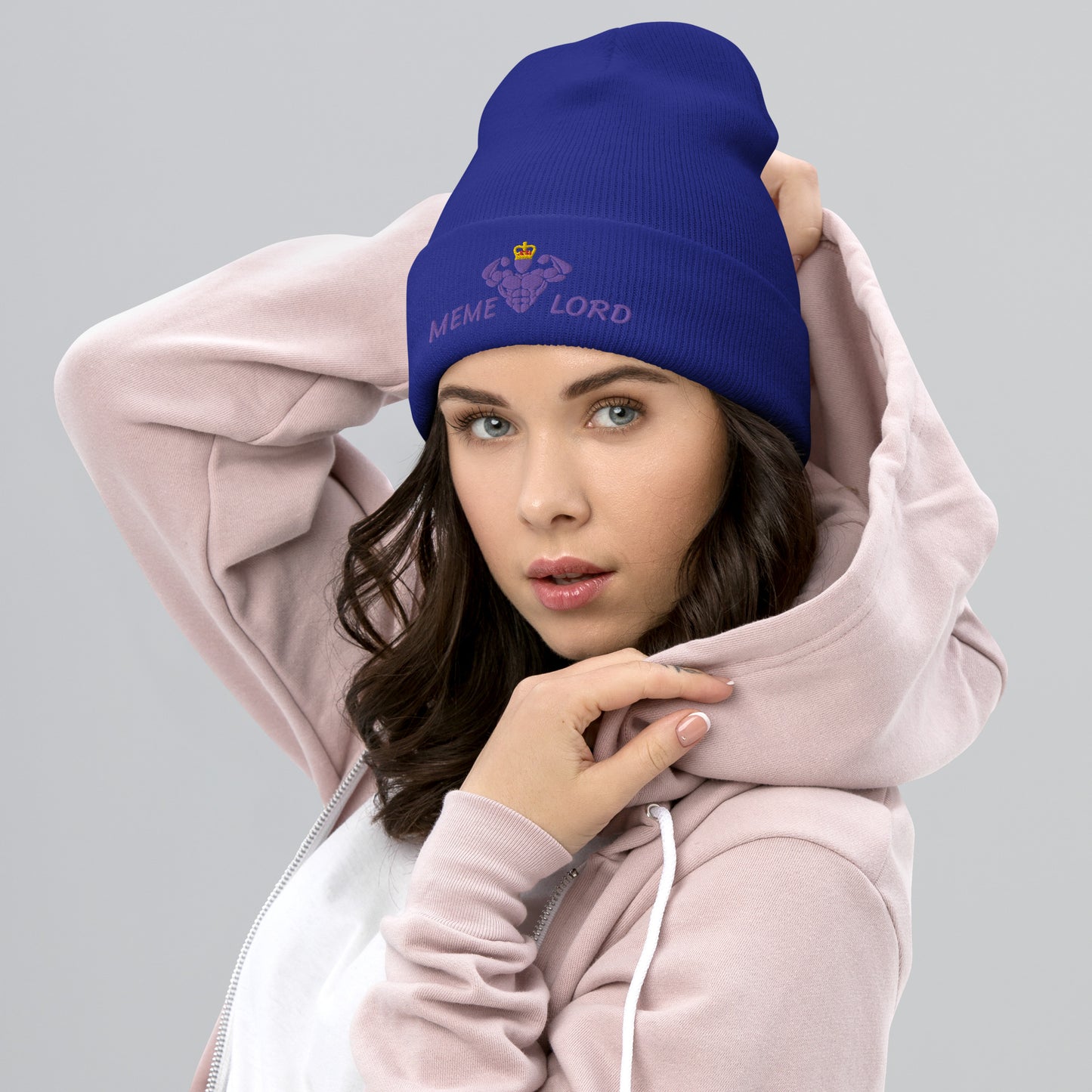 Critical Hit Fitness Memelord Cuffed Beanie