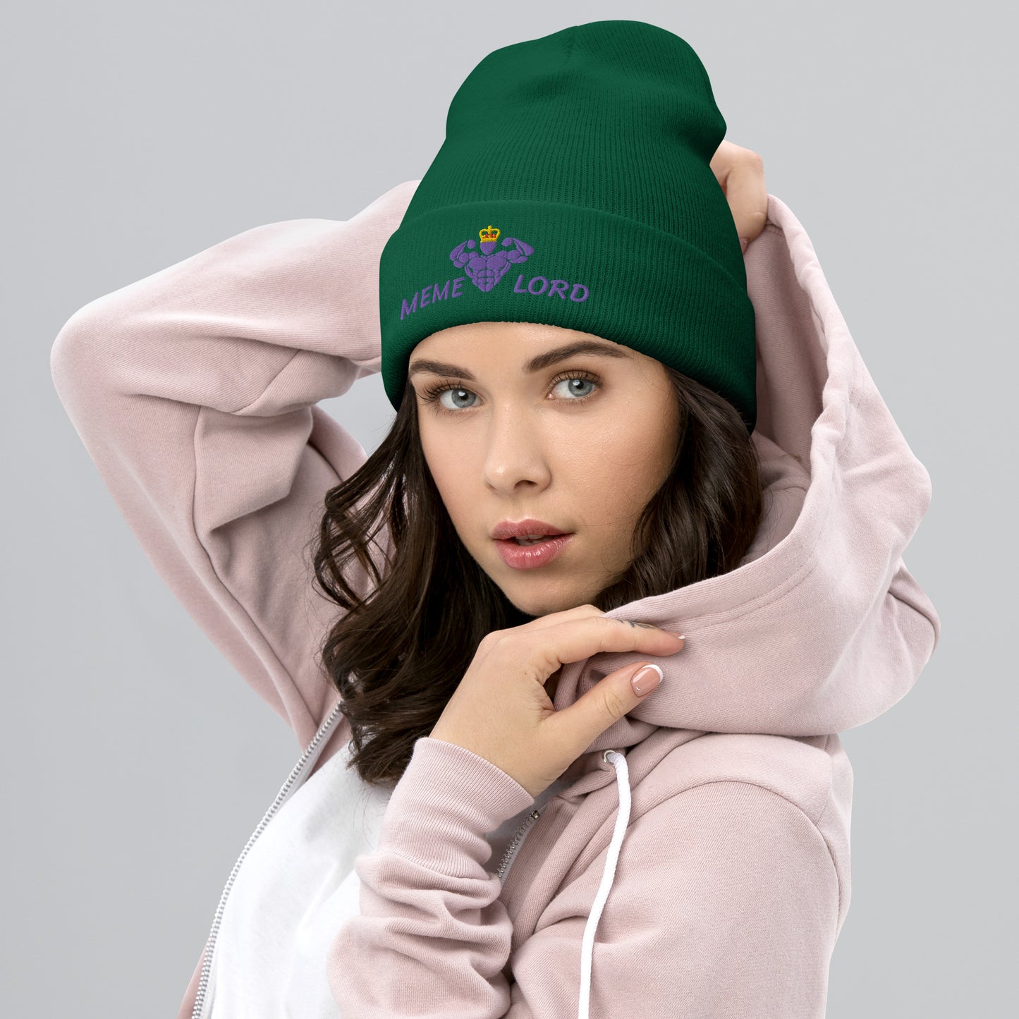 Critical Hit Fitness Memelord Cuffed Beanie
