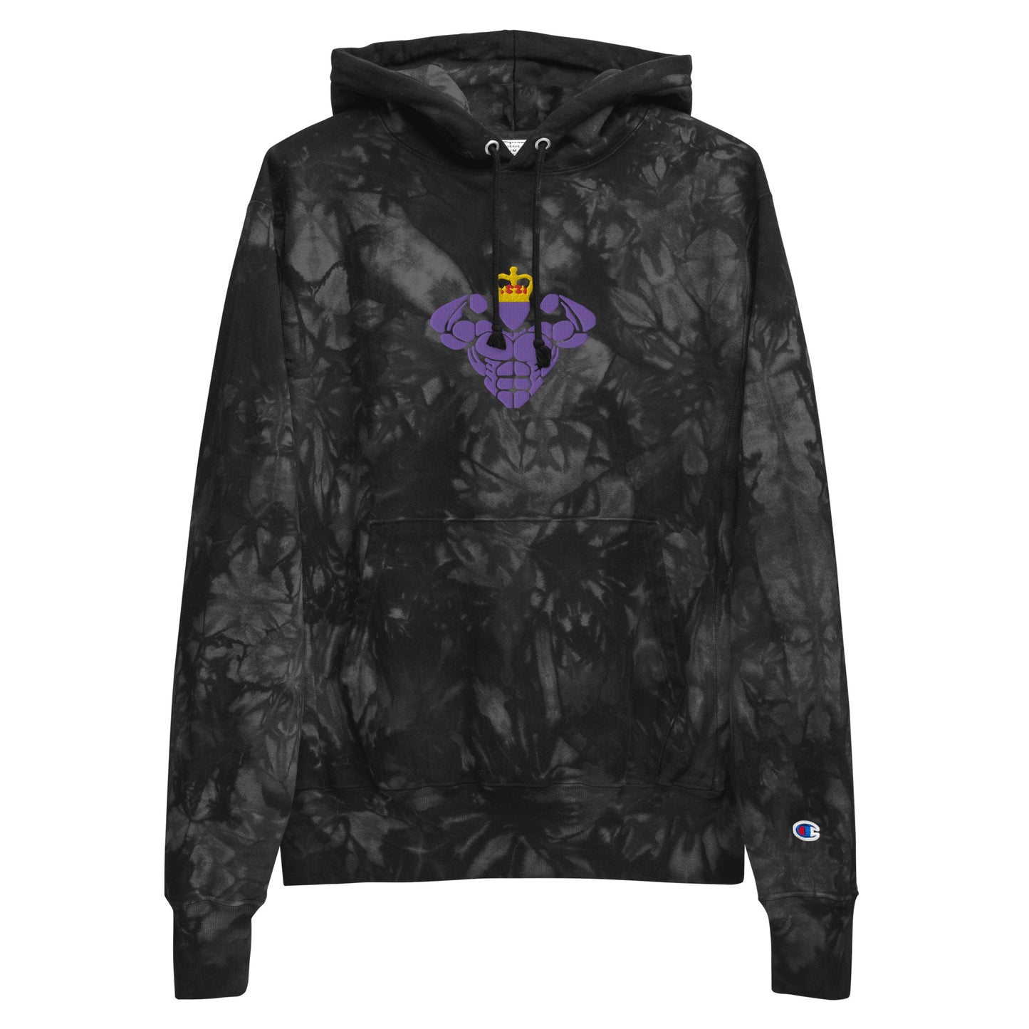 Critical Hit Fitness Memelord Unisex Champion tie-dye hoodie