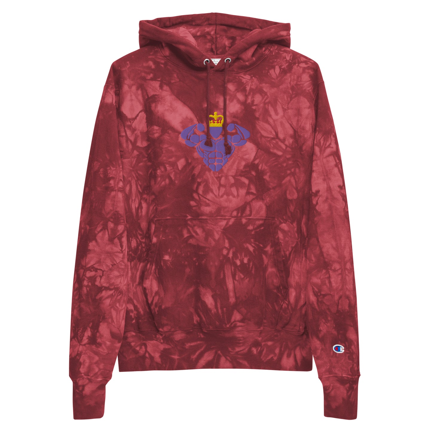 Critical Hit Fitness Memelord Unisex Champion tie-dye hoodie