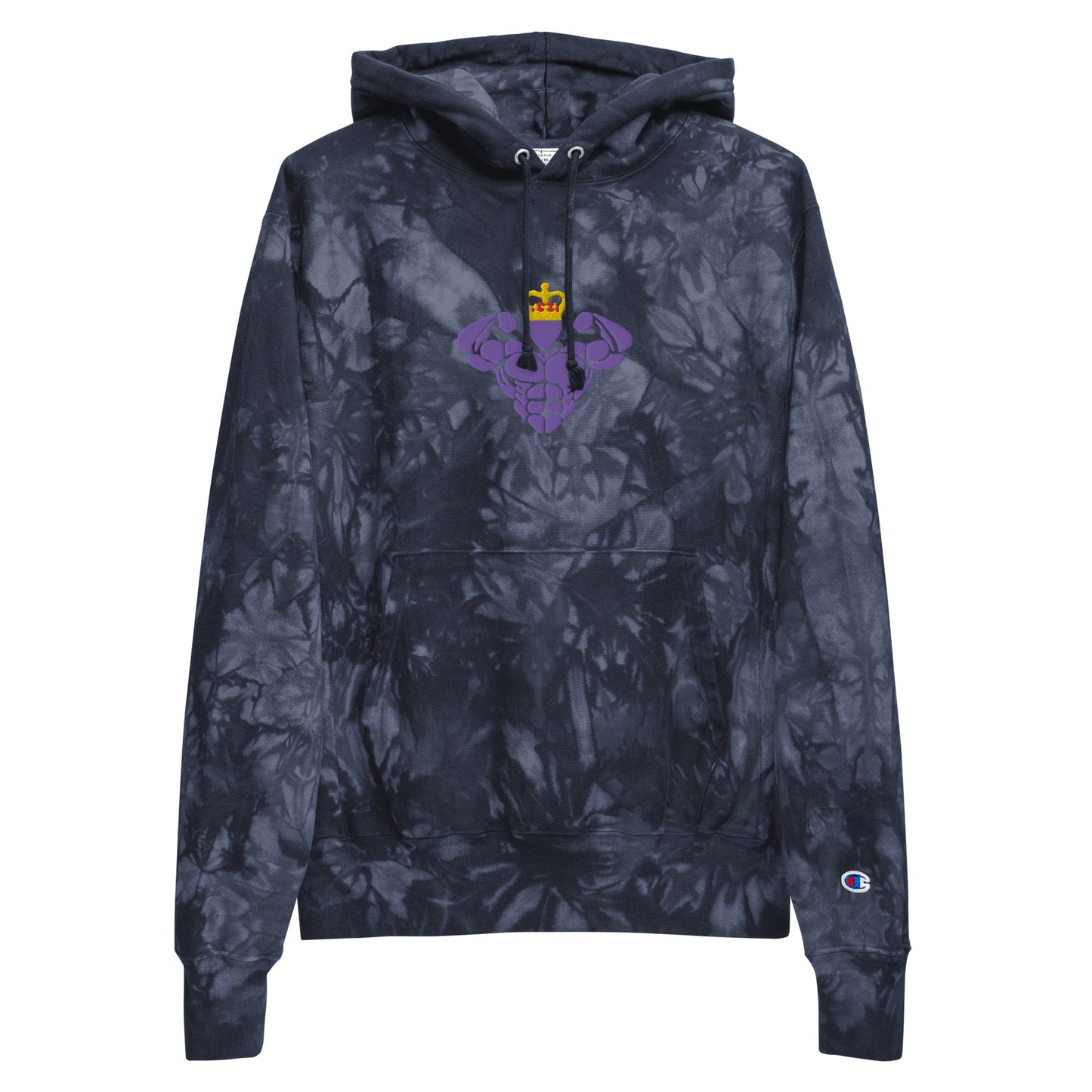 Critical Hit Fitness Memelord Unisex Champion tie-dye hoodie