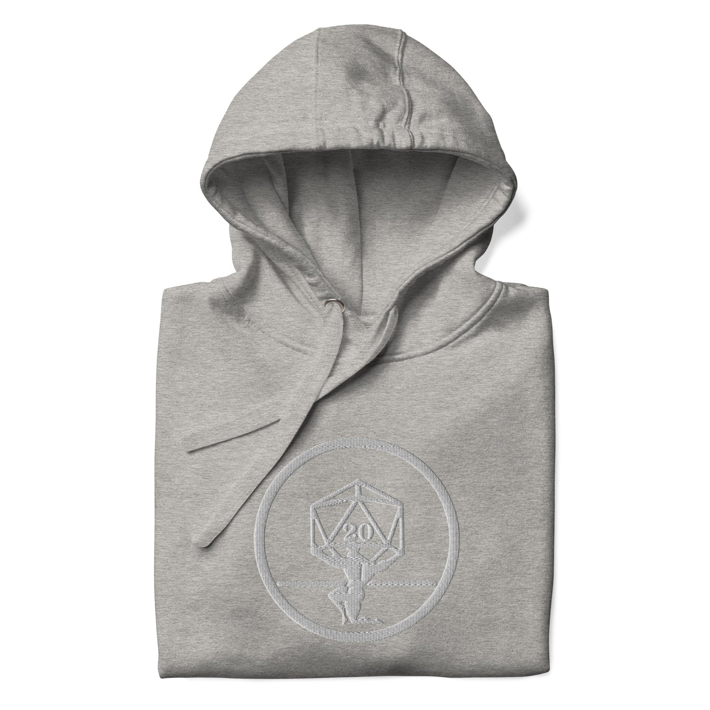 Critical Hit Fitness White Logo Unisex Hoodie
