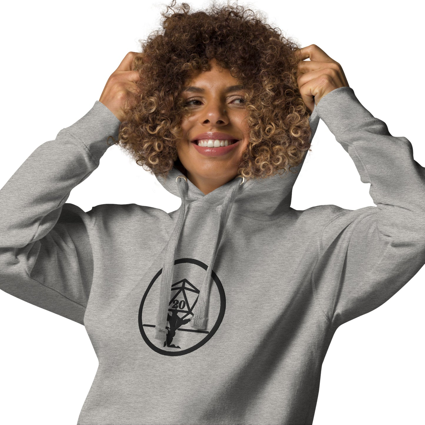 Critical Hit Fitness Black Emblem Unisex Hoodie