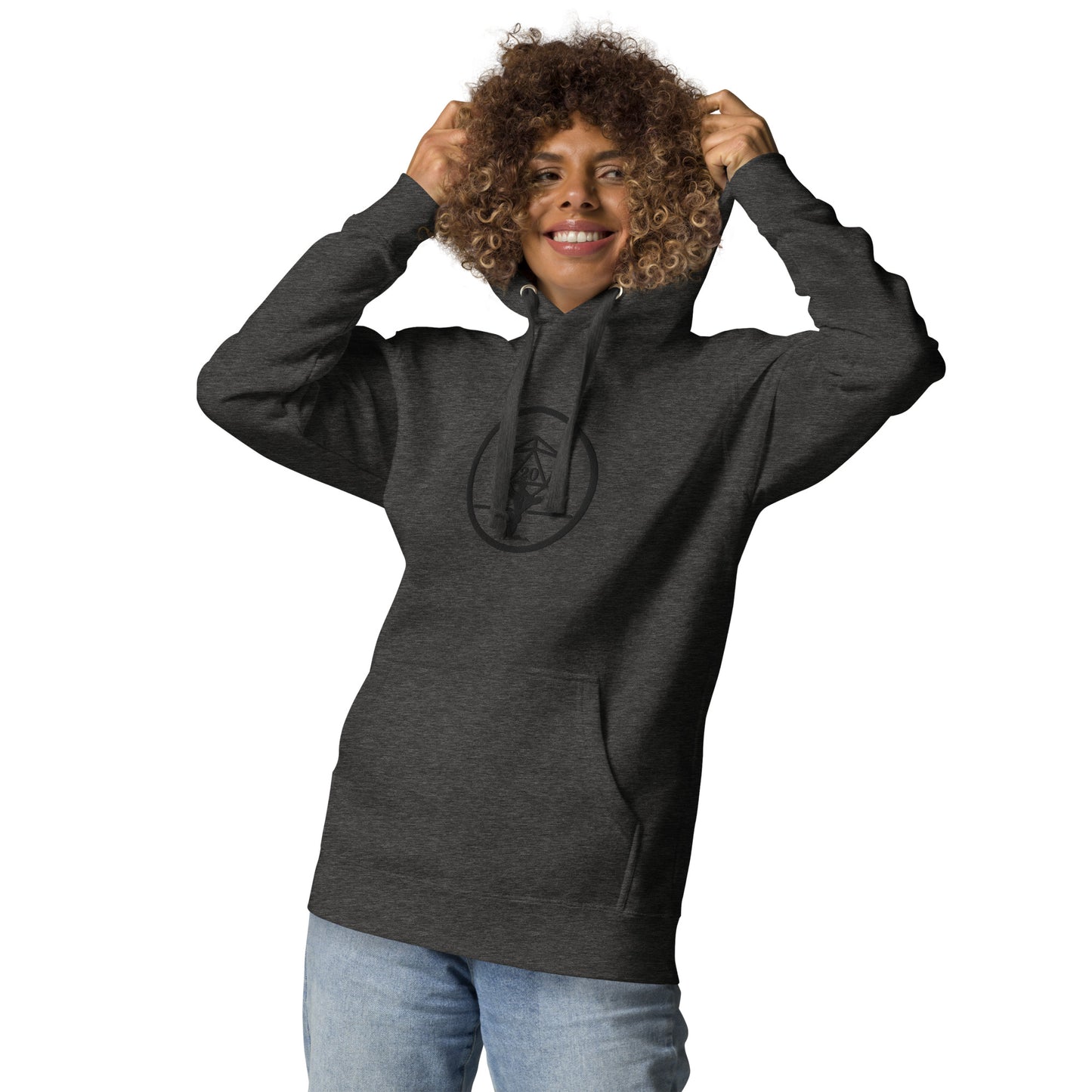 Critical Hit Fitness Black Emblem Unisex Hoodie