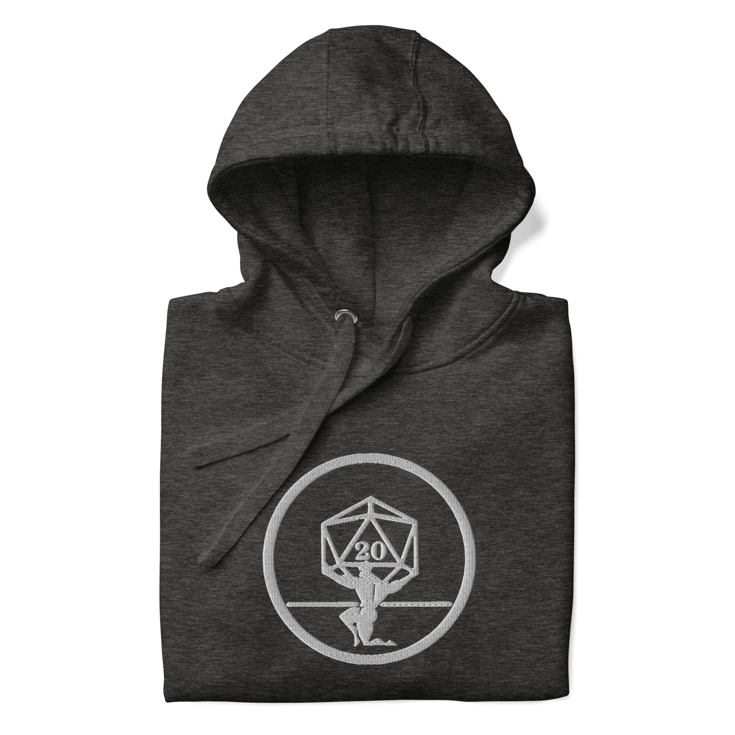 Critical Hit Fitness White Logo Unisex Hoodie