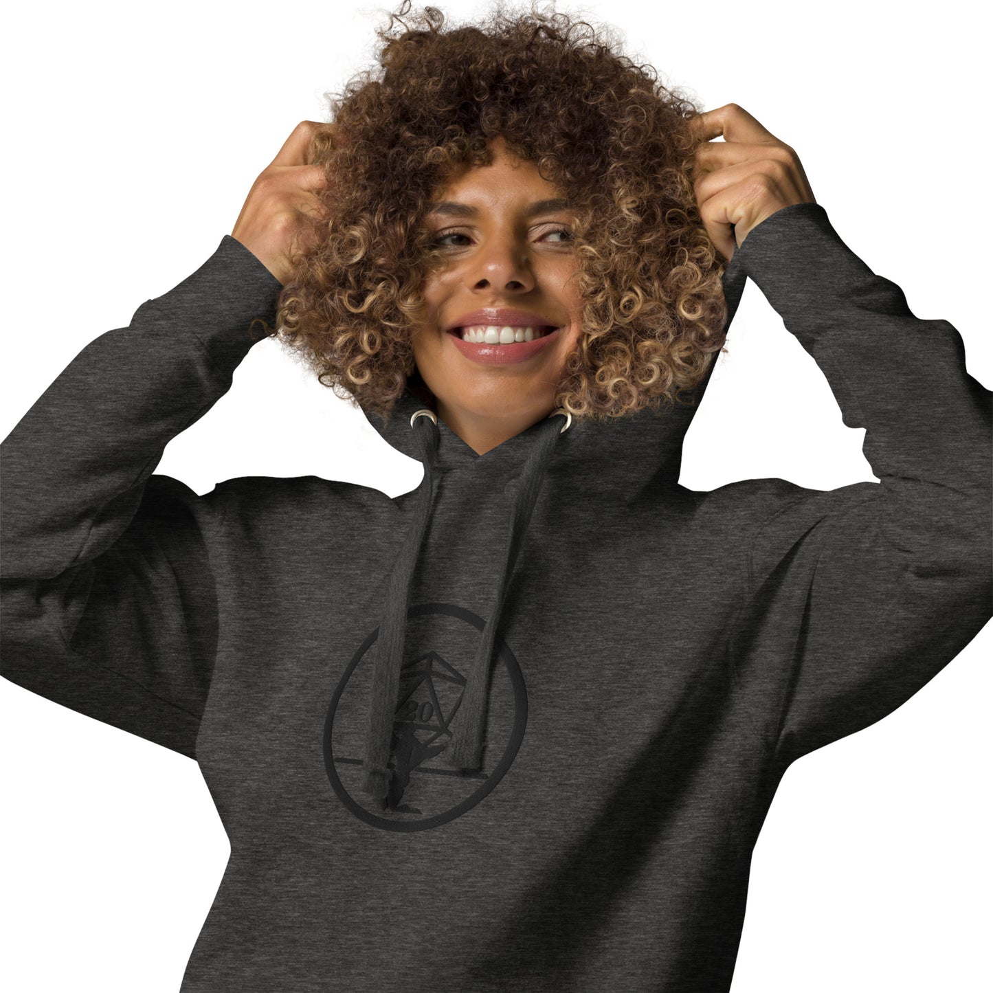 Critical Hit Fitness Black Emblem Unisex Hoodie