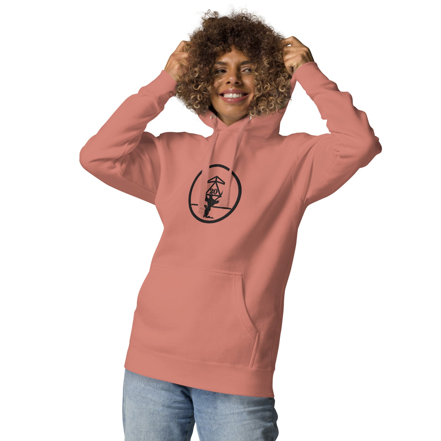 Critical Hit Fitness Black Emblem Unisex Hoodie