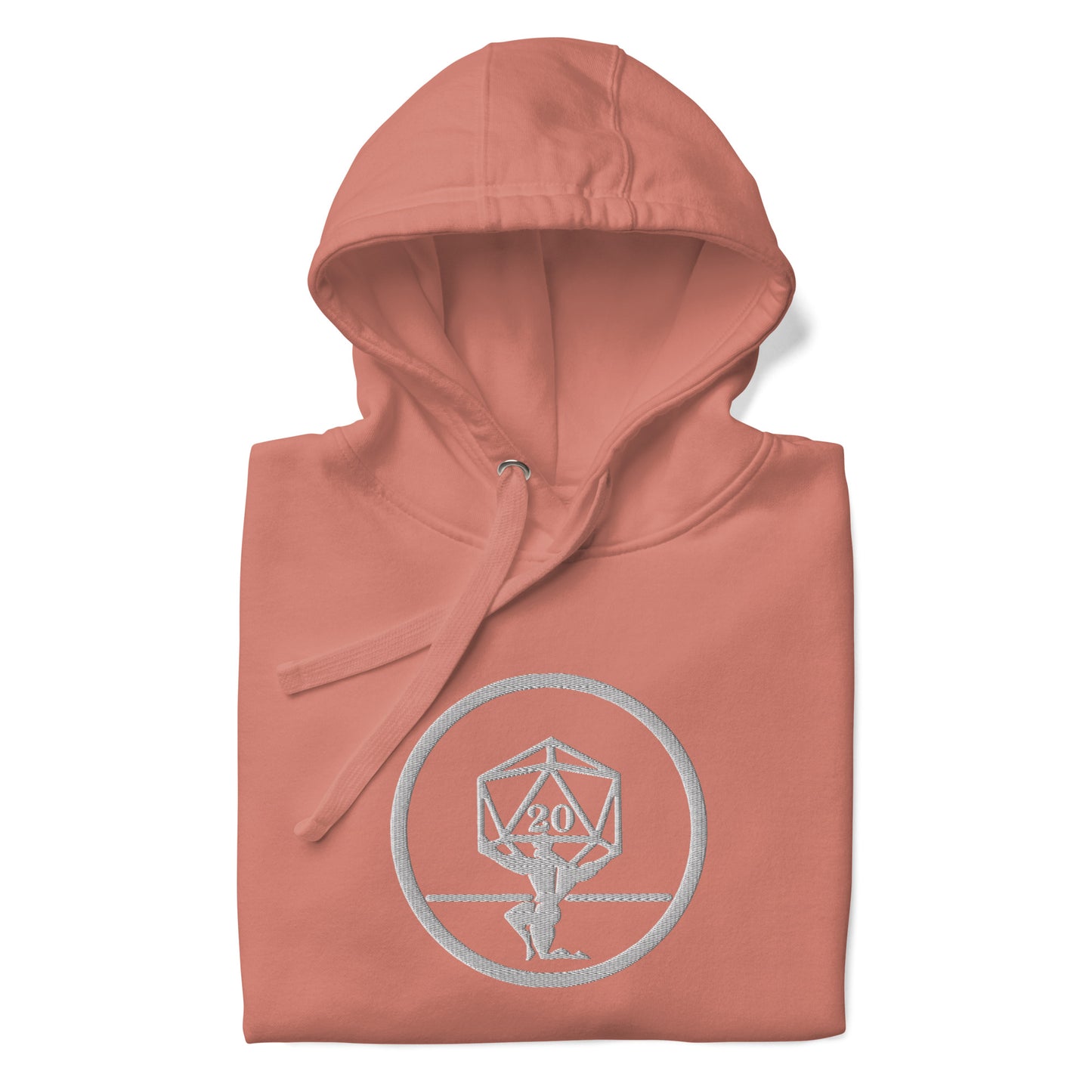 Critical Hit Fitness White Logo Unisex Hoodie