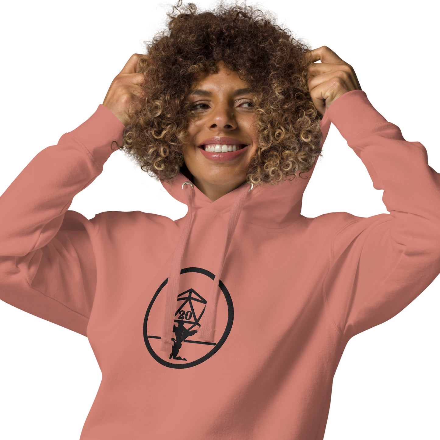 Critical Hit Fitness Black Emblem Unisex Hoodie