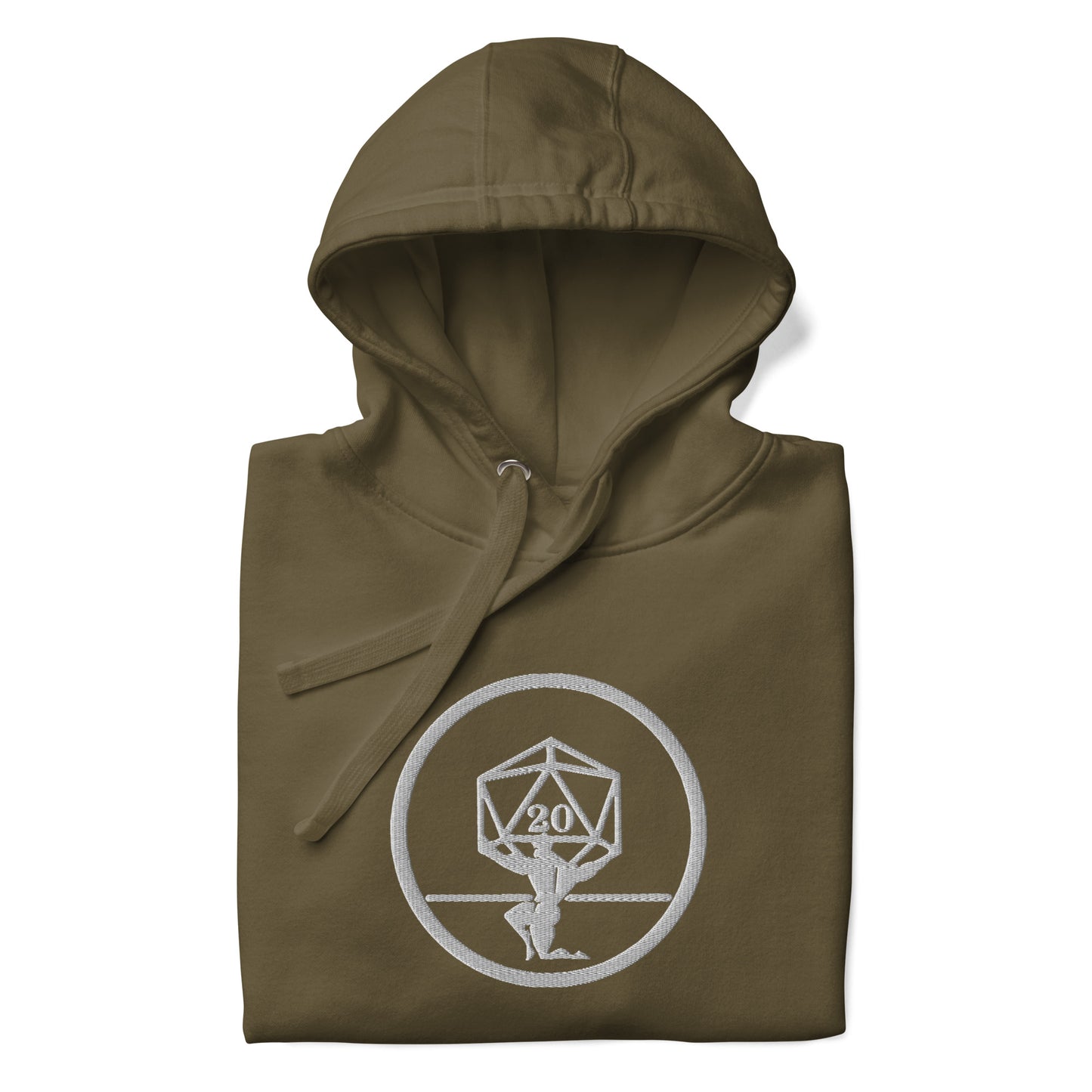 Critical Hit Fitness White Logo Unisex Hoodie