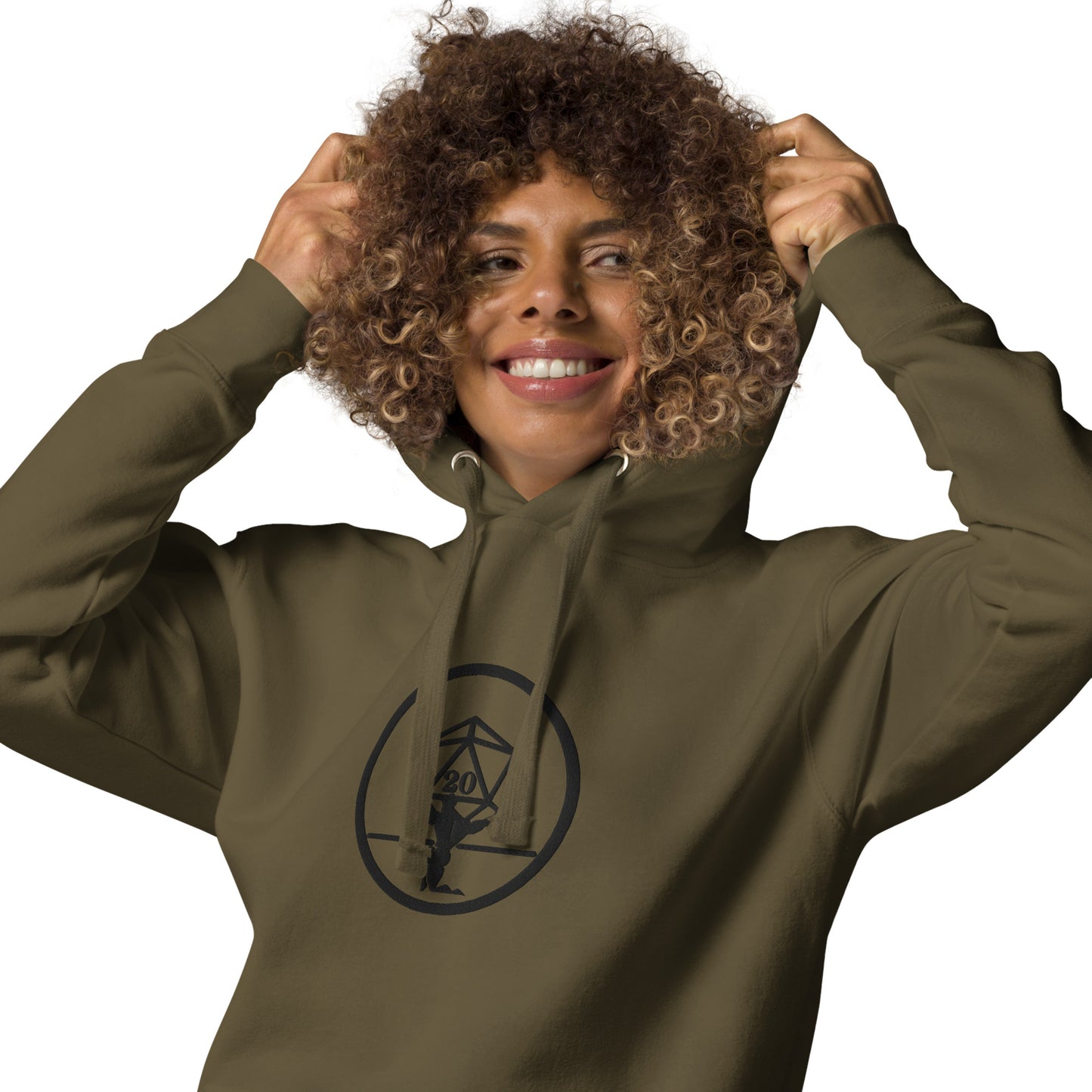 Critical Hit Fitness Black Emblem Unisex Hoodie