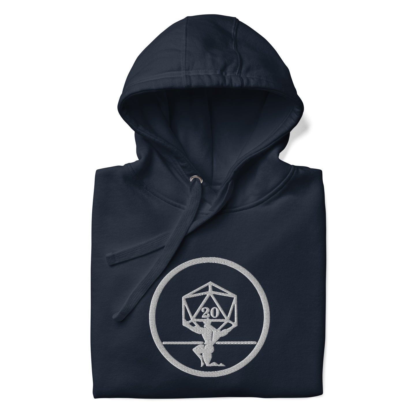 Critical Hit Fitness White Logo Unisex Hoodie