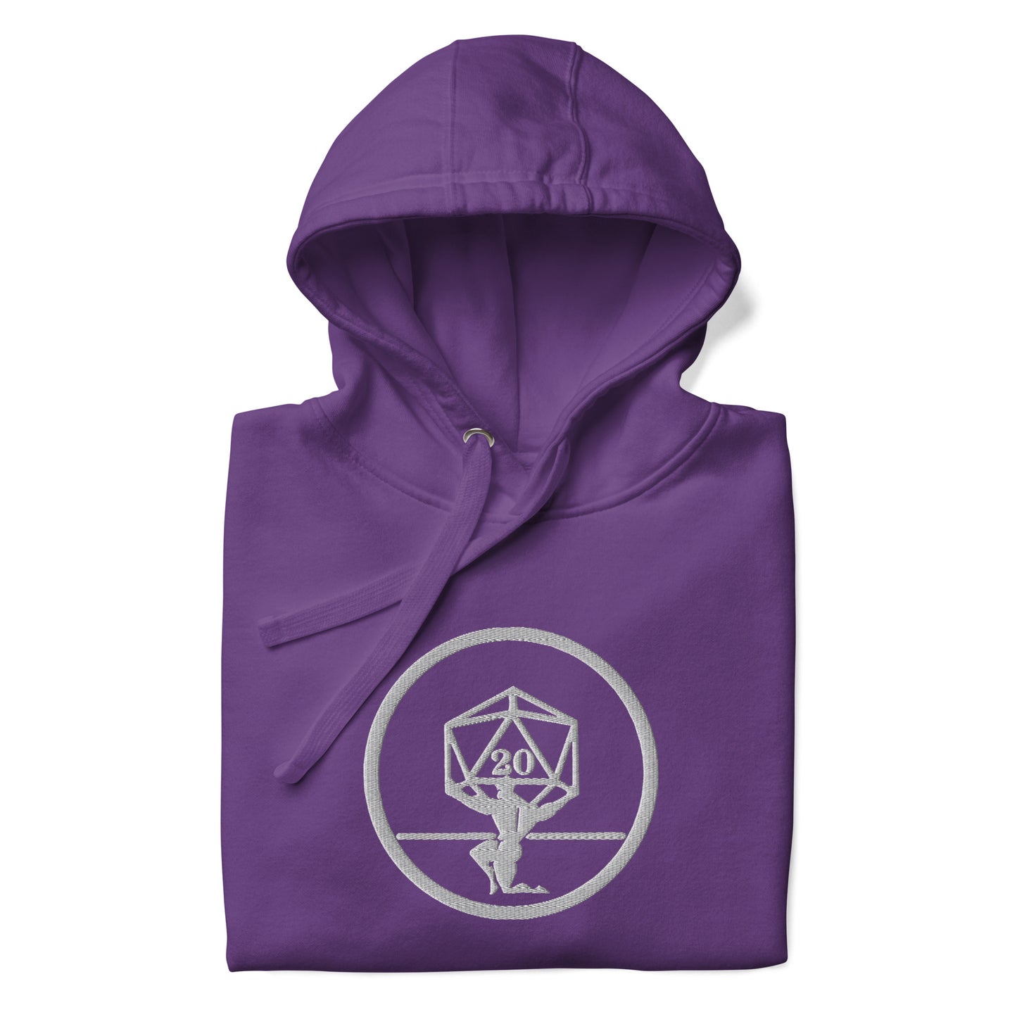 Critical Hit Fitness White Logo Unisex Hoodie