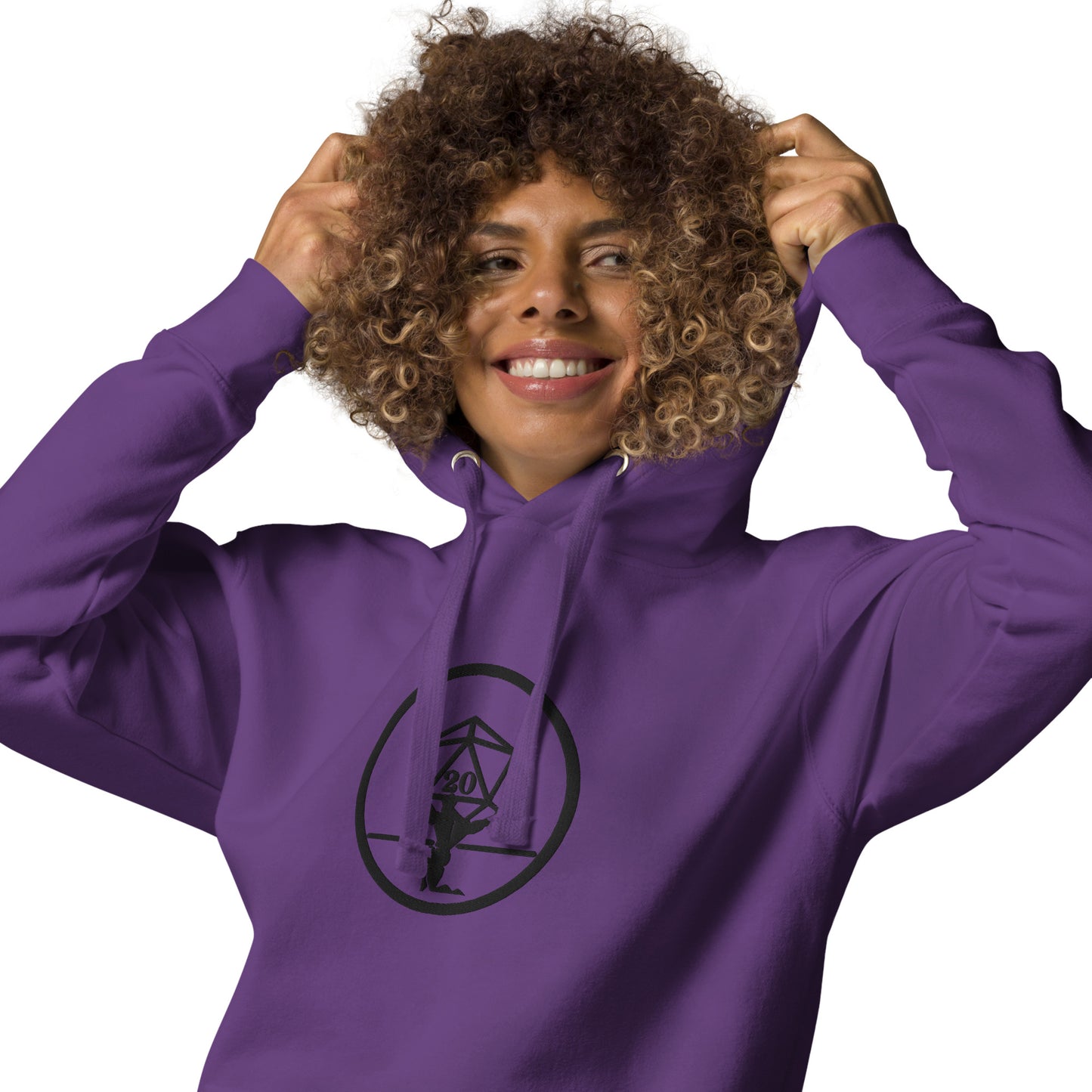 Critical Hit Fitness Black Emblem Unisex Hoodie
