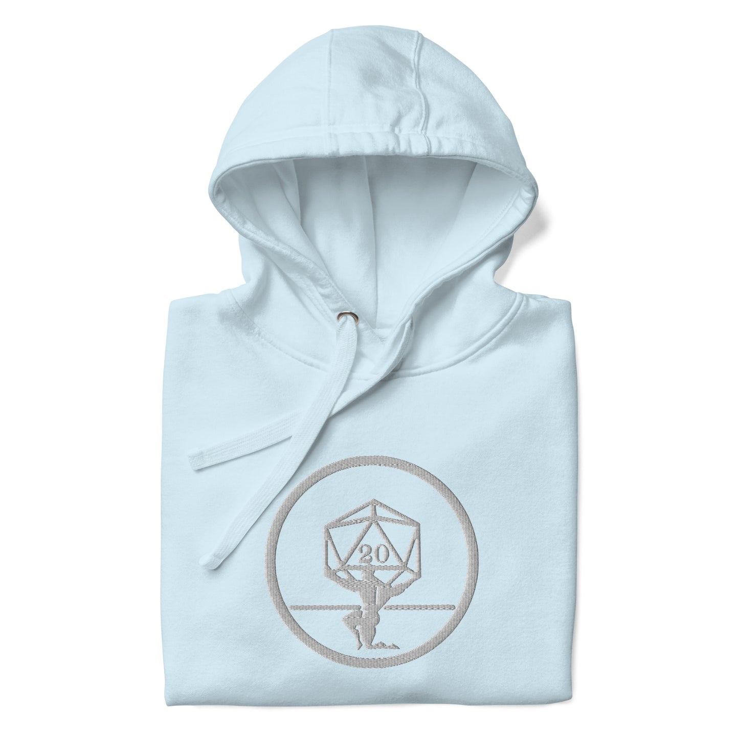 Critical Hit Fitness White Logo Unisex Hoodie