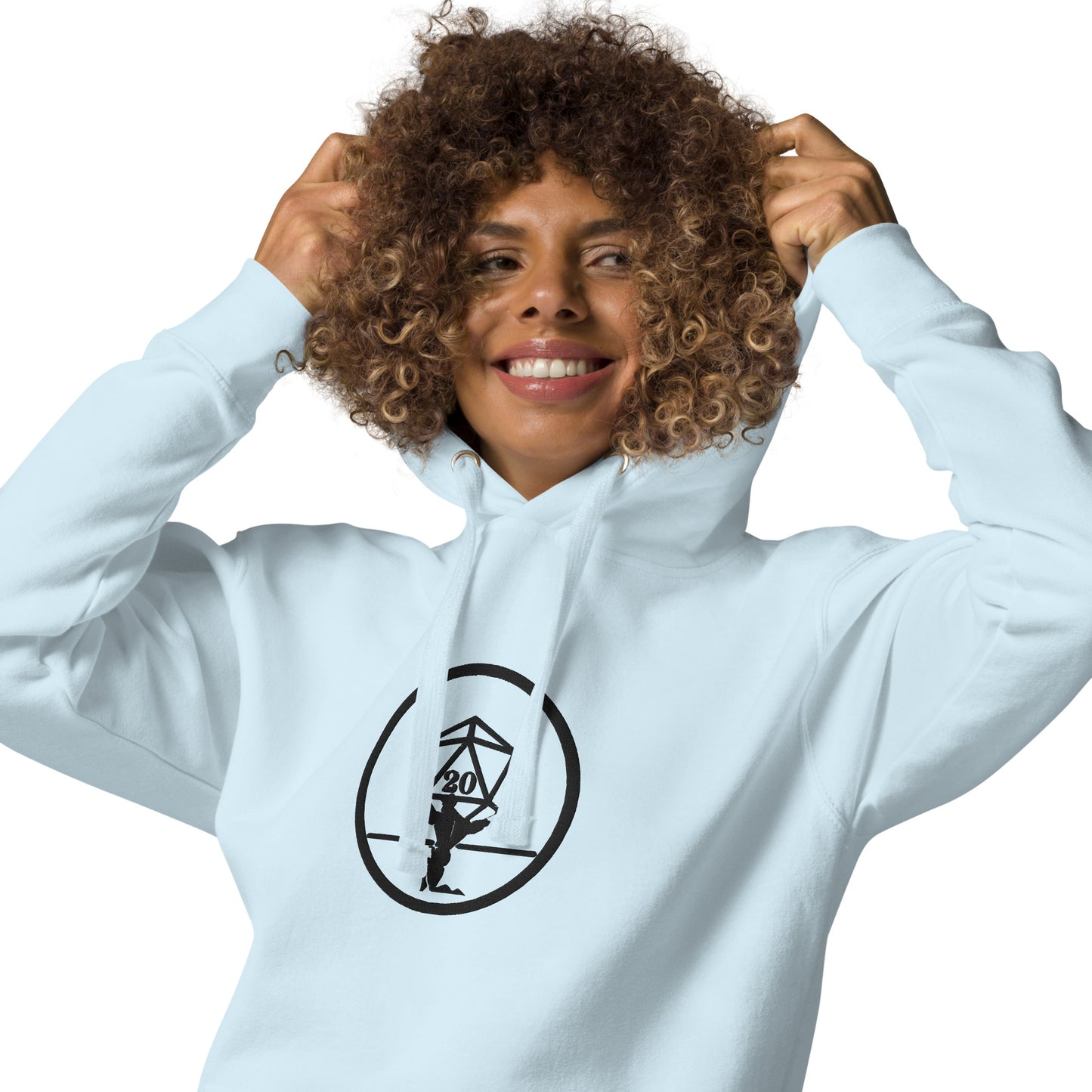 Critical Hit Fitness Black Emblem Unisex Hoodie