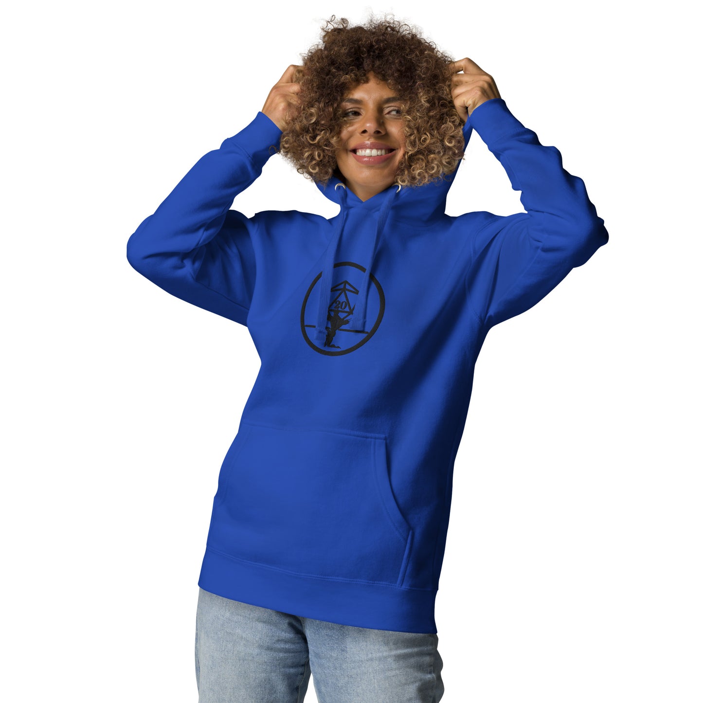 Critical Hit Fitness Black Emblem Unisex Hoodie