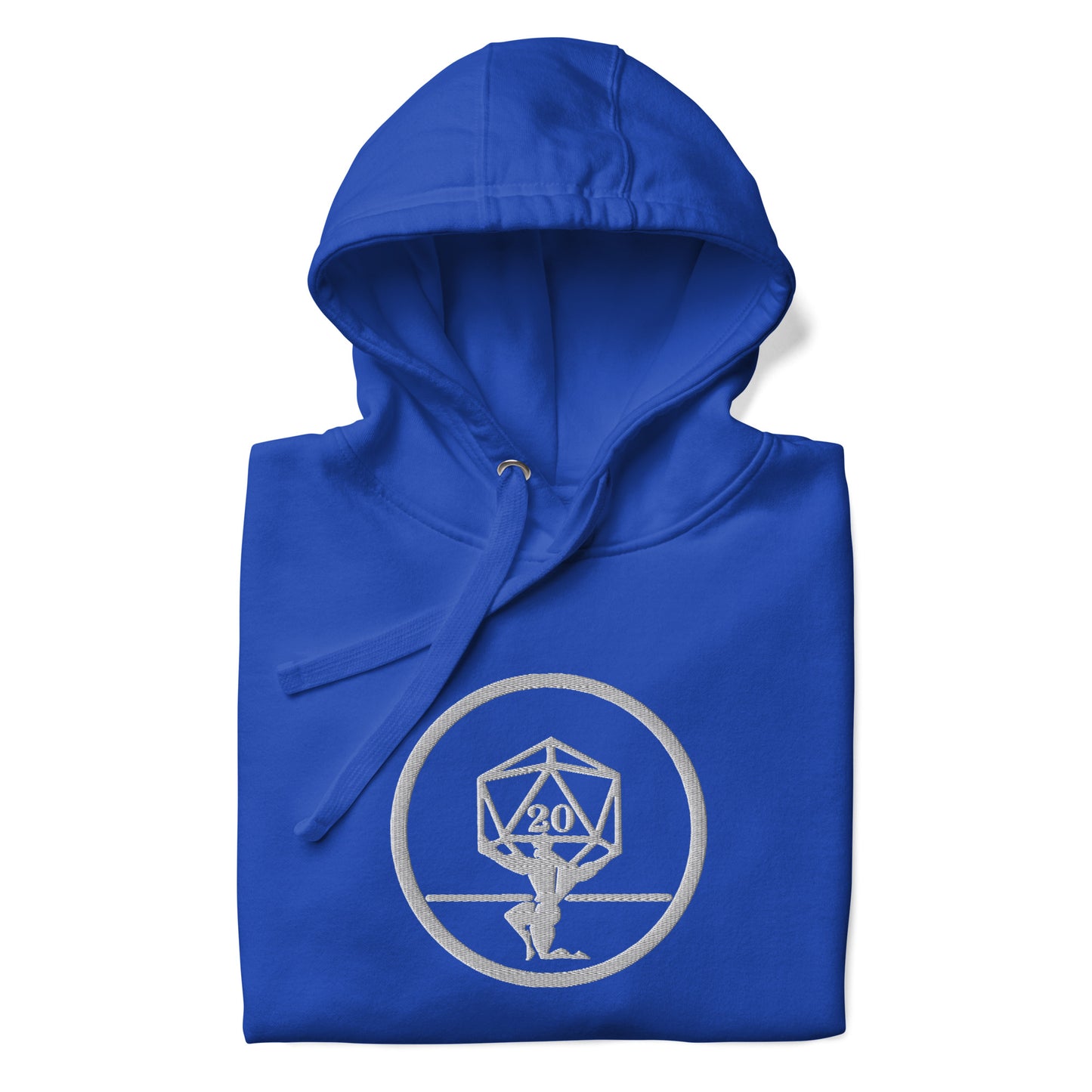 Critical Hit Fitness White Logo Unisex Hoodie