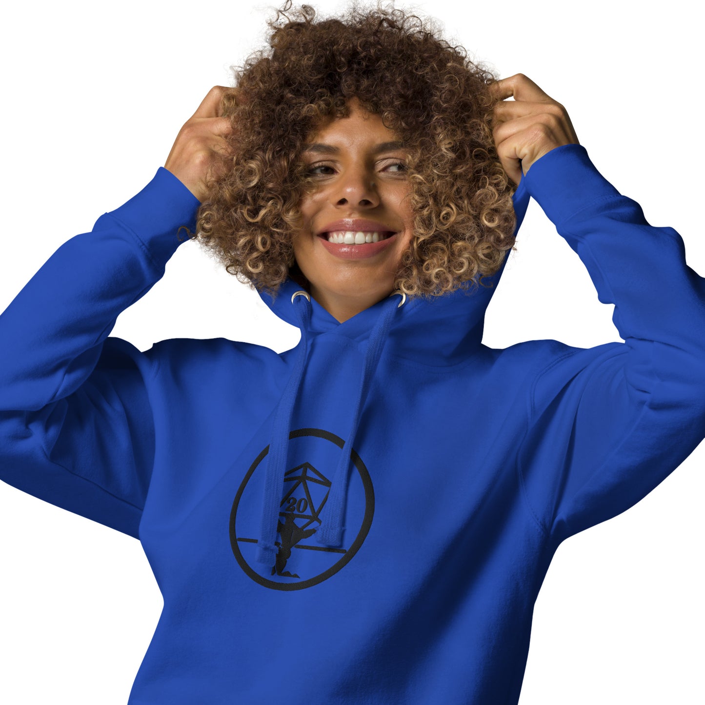 Critical Hit Fitness Black Emblem Unisex Hoodie