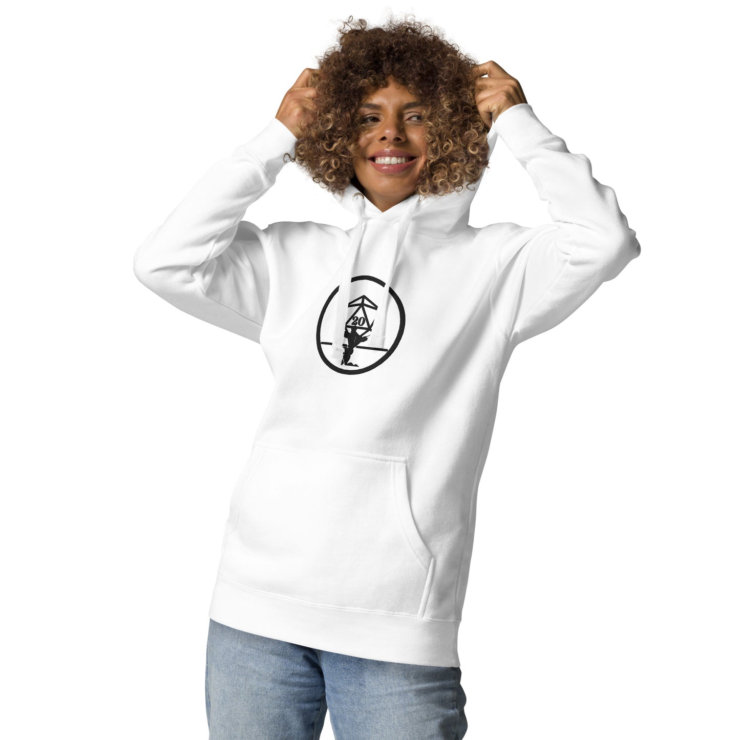 Critical Hit Fitness Black Emblem Unisex Hoodie