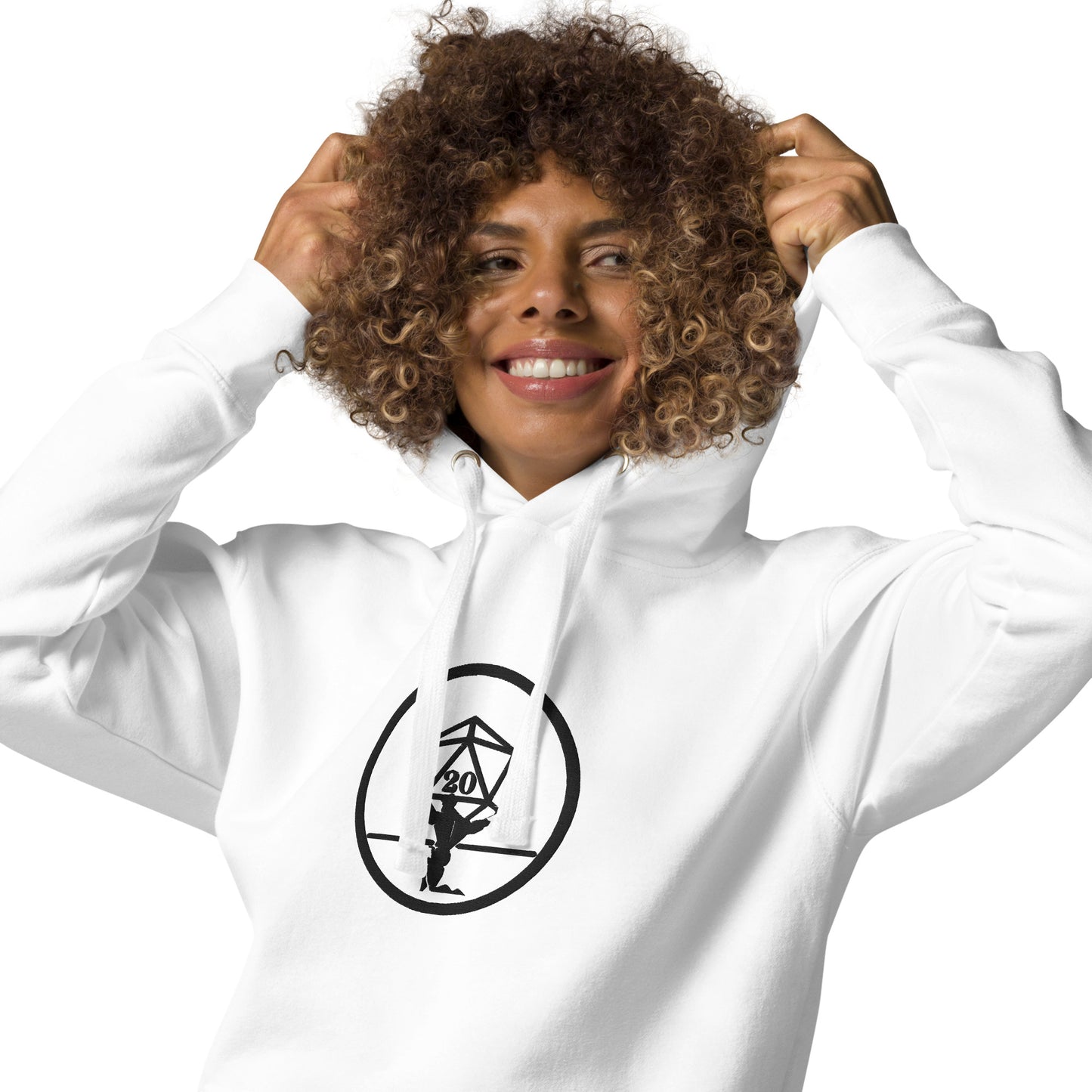 Critical Hit Fitness Black Emblem Unisex Hoodie