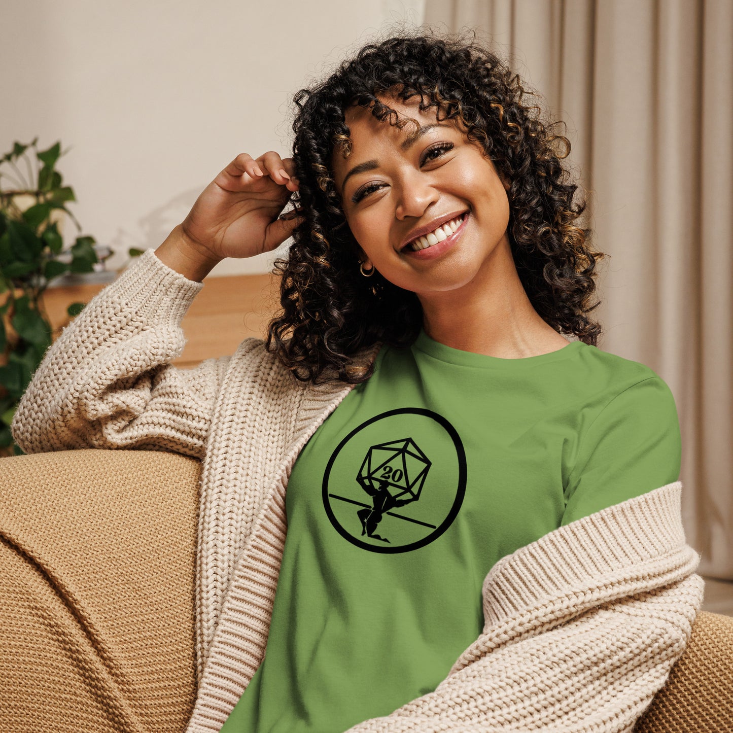 Critical Hit Fitness Black Emblem Women's Relaxed T-Shirt